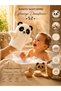 100% Cotton Baby Bath Glove Hand Puppet Panda – Soft Skin-Friendly Baby Washing Glove Toy - 8