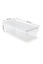 6-Piece Refrigerator Organizer Set for Inside the Cabinet Storage Containers 360*150*100 mm - Transparent - 3