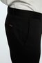 Men's Black Cotton Trendy Straight Slim Fit Chino Pants - 4