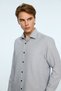 Men's Black Polyester Trendy Patterned Dynamic Fit Hard Collar Shirt - 2