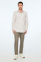 Men's Beige Basic Regular Fit Hard Collar Shirt - 5