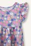 100% Cotton Patterned Ruffle Short-Sleeved Dress for Baby Girls H2176A526SM - 6