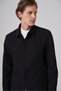 Men's Black Summer Gofre Safari Baby Collar Worker Shirt - 2