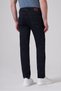 Men's Navy Blue - Brown Denim 5 Pocket Slim Fit Jeans - 5