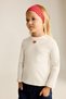 Heart Patterned Ribbed Camisole Long Sleeve T-Shirt Baby Girl I0894A526Au - 3