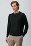 Men's Khaki Basic Crew Neck Knitwear - 2