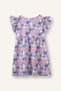 100% Cotton Patterned Ruffle Short-Sleeved Dress for Baby Girls H2176A526SM - 7