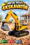 Friction metal bucket toy excavator movable bucket arm 32 cm 1:25 scale toy bucket