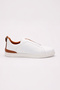 Men's White Leather Sneakers