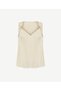 Regular V-Neck Strappy Blouse - 8