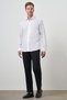 Men's White Cotton Trend Slim Fit Slim Fit Non Iron Shirt - 2