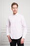 Men's Burgundy Cotton Trend Dynamic Fit Relaxed Cut Shirt - 3