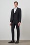Men's Black Trend Vest Slim Fit Pointed Collar Suit - 5