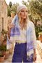 Women's Mevlana Printed Cotton Scarf |   50X200 cm - 3