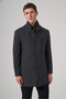 Men's Anthracite Wool Dynamic Fit Kambet Mostra Coat