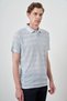 Men's Blue Trend Dynamic Fit Polo Neck T-Shirt - 2