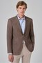 Men's Brown Wool Dynamic Fit Relaxed Fit Jacket