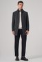 Men's Anthracite Wool Dynamic Fit Kambet Mostra Coat - 3