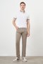 Men's Beige Seasonal Cotton 5-Pocket Dynamic Fit Jean Trousers - 5