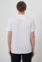Men's White Trend Crew Neck T-Shirt - 5