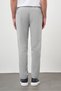 Men's Gray Polyviscon Trend Drawstring Jogger Slim Fit Sports Trousers - 5