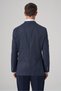Men's Marine Polyviscon Trend Patterned Dynamic Fit Mono Collar Jacket - 5