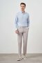 Men's Stone Summer Cotton Side Pocket Slim Fit Chino Pants - 5