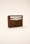 Men's Brown 100% Leather Wallet Card Holder - 3