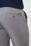 Men's Gray Summer Cotton Side Pocket Dynamic Fit Chino Trousers - 4