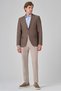 Men's Brown Wool Dynamic Fit Relaxed Fit Jacket - 4
