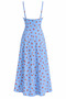 Blue Strawberry Pattern Dress - 2Y8301 - 2