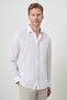 Men's White Cotton Trend Slim Fit Slim Fit Non Iron Shirt - 4