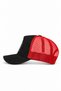 Big Think Cordura Black-Red Trucker Hat - 3