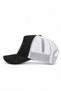 Size 7 Cordura Black-White Trucker Hat with Logo - 3