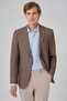Men's Brown Wool Dynamic Fit Relaxed Fit Jacket - 2