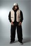 Beige Multi-Pocket Utility Cargo Men's Vest - 4