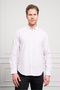 Men's Burgundy Cotton Trend Dynamic Fit Relaxed Cut Shirt