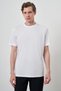 Men's White Trend Crew Neck T-Shirt