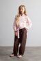 Baggy Fit Straight Leg Gabardine Trousers for Girls I1699A826Au