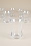Pure imported thin glass 6-piece tea cup set 120 cc - 4