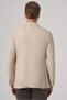 Men's Beige Trend Slim Fit Mono Collar Jacket - 5