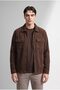 Regular Fit Polo Neck Corded Fabric Velvet Shirt Jacket D3380Ax25Au - 2