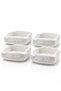 Parrot Porcelain 4-Piece White Square Mini Sauce Bowl – Jam Bowl and Breakfast Serving Bowl - 2