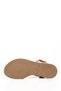 Women's Tan Antique Ankle Strap Genuine Leather Sandals - 6