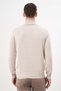 Men's Beige Basic Turtleneck Dynamic Fit Relaxed Fit Knitwear - 5