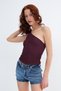 One Shoulder Textured Blouse A0522-E2 - 5