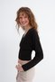 V-Neck Long Sleeve Blouse B1032 - 4