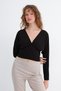 V-Neck Long Sleeve Blouse B1032 - 2
