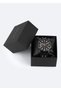 Men's Black Gift Boxed Silicone Cord Wristwatch B009042 - 4