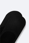 Men's Black Bamboo Blend Ballerina Socks B008518 - 2